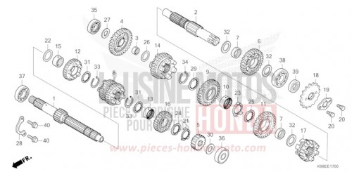 TRASMISSIONE CBF125NAM di 2021