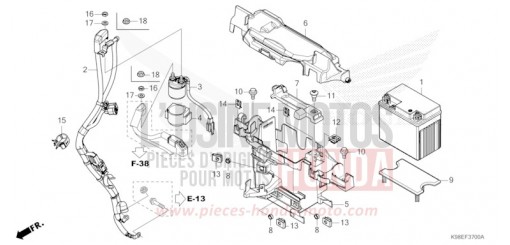 BATTERY CBF125NAM de 2021
