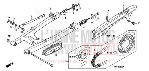 SWINGARM CBF125MA de 2010