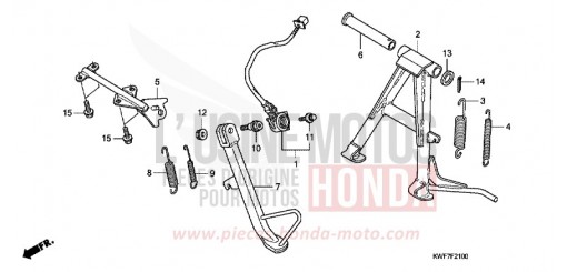 STAND CBF125MB de 2011