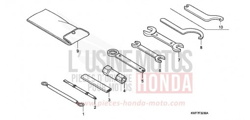 TOOLS CBF125MD de 2013