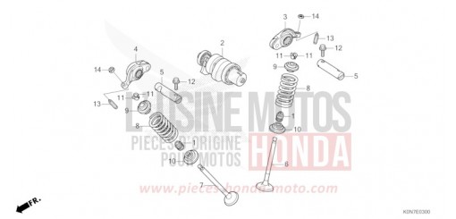 CAMSHAFT/VALVE CBF125MM de 2021