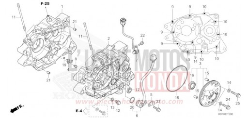 CRANKCASE CBF125MM de 2021