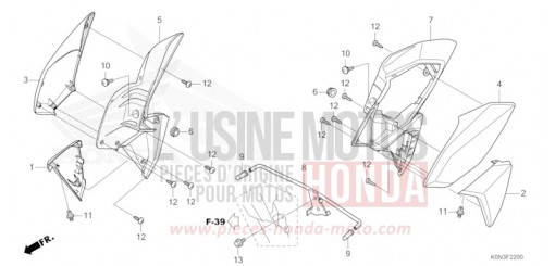 SHROUD CBF125MER de 2024