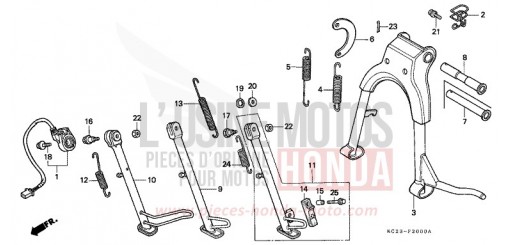 STAND CM125CN de 1992