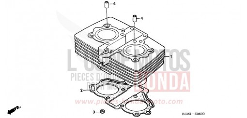 CYLINDER CM125CX de 1999