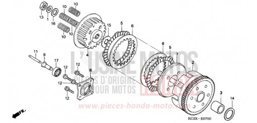 CLUTCH CM125CX de 1999