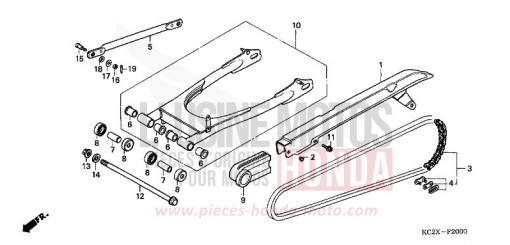 SWINGARM CM125CX de 1999