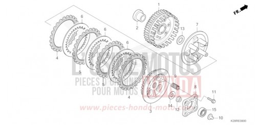 CLUTCH CRF125FBS de 2025