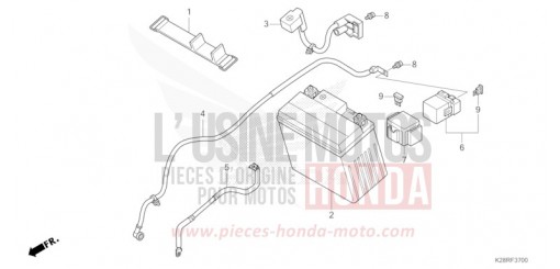 BATTERY CRF125FBS de 2025