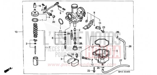 CARBURETOR CLR125W de 1998