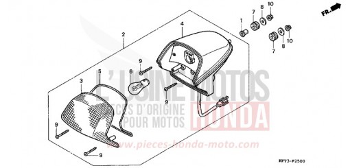 TAILLIGHT CLR125W de 1998
