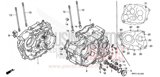 CRANKCASE CLR125W de 1998