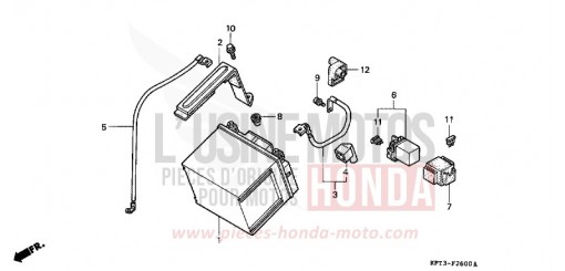 BATTERY CLR125W de 1998