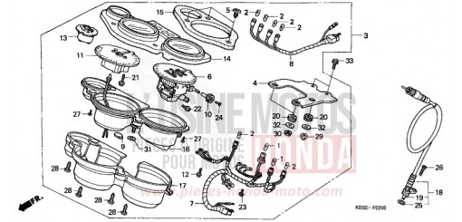 METER NSR125R1 de 2001