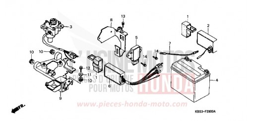 BATTERY NSR125R1 de 2001