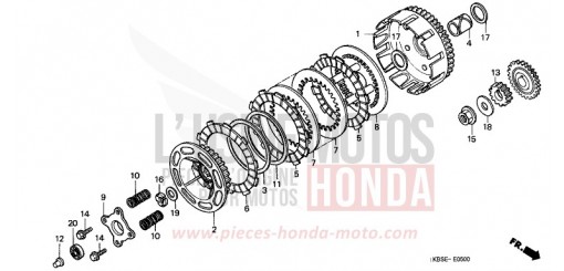 CLUTCH NSR125R1 de 2001