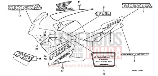 MARK NSR125R1 de 2001