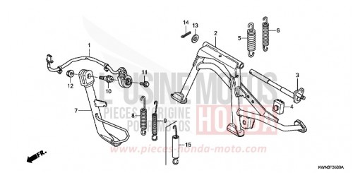 STAND WW125EX2C de 2012