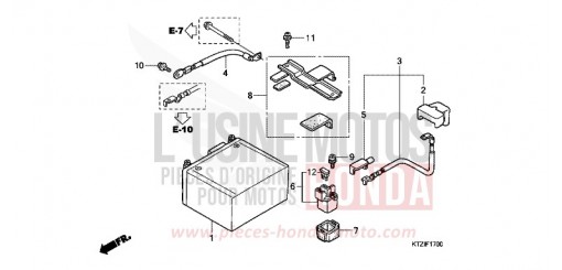 BATTERIA PES125A di 2010
