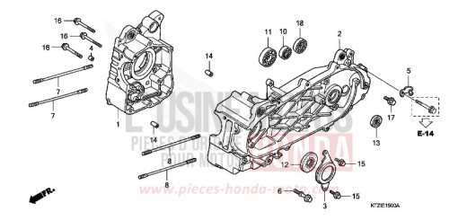 CRANKCASE PES125A de 2010