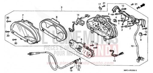 SPEEDOMETER FES125Y de 2000