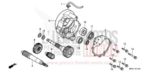 TRANSMISSION FES125Y de 2000