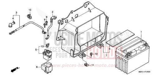 BATTERY FES125Y de 2000