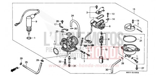 CARBURETOR FES125Y de 2000