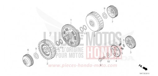 CLUTCH ADV750N de 2022