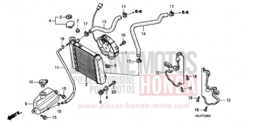 RADIATOR FES125B de 2011