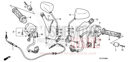 SWITCH/CABLE/MIRROR FES125B de 2011