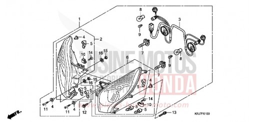 HEADLIGHT FES125B de 2011