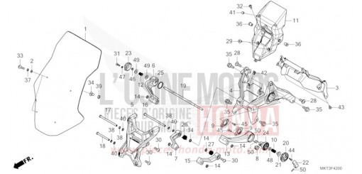 WINDSCREEN ADV750N de 2022