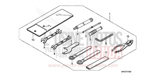TOOLS XL125V3 de 2003
