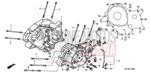 CRANKCASE XL125V6 de 2006
