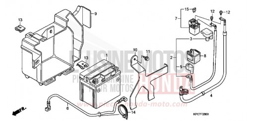 BATTERIA XL125V9 di 2009