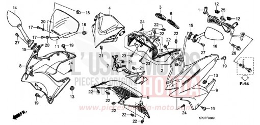 COWL XL125V9 de 2009