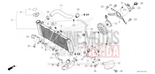 RADIATOR ADV750N de 2022
