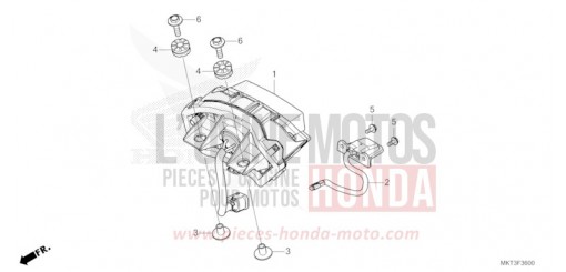 TAILLIGHT ADV750N de 2022