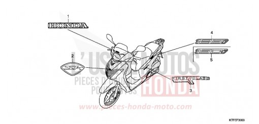 MARCA/EMBLEMA SH150C di 2012
