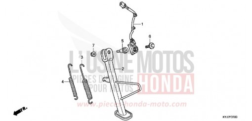 CAVALLETTO CBR250RB di 2011