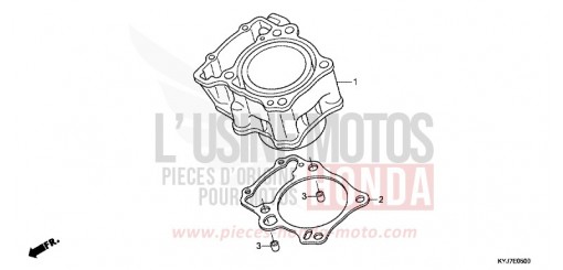 CYLINDER CBR250RB de 2011
