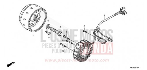 GENERATOR CBR250RD de 2013