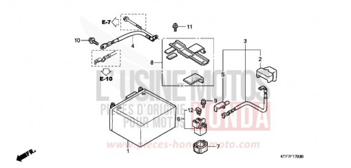 BATTERY SH150S8 de 2008