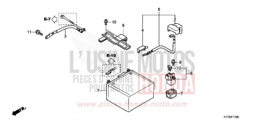 BATTERY SH150SB de 2011