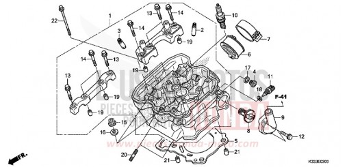 TESTATA CBR250RF di 2015