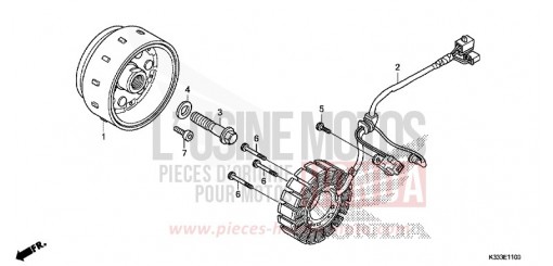 GENERATOR CBR250RG de 2016