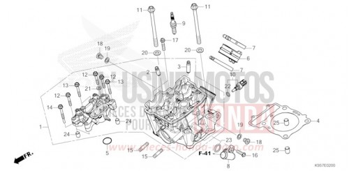 TESTATA CRF250RS di 2025