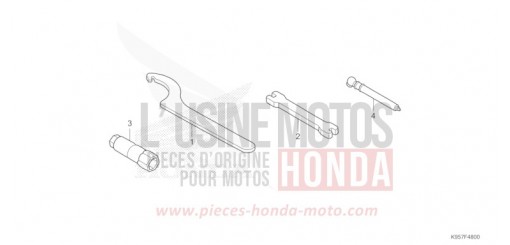 ATTREZZI CRF250RS di 2025